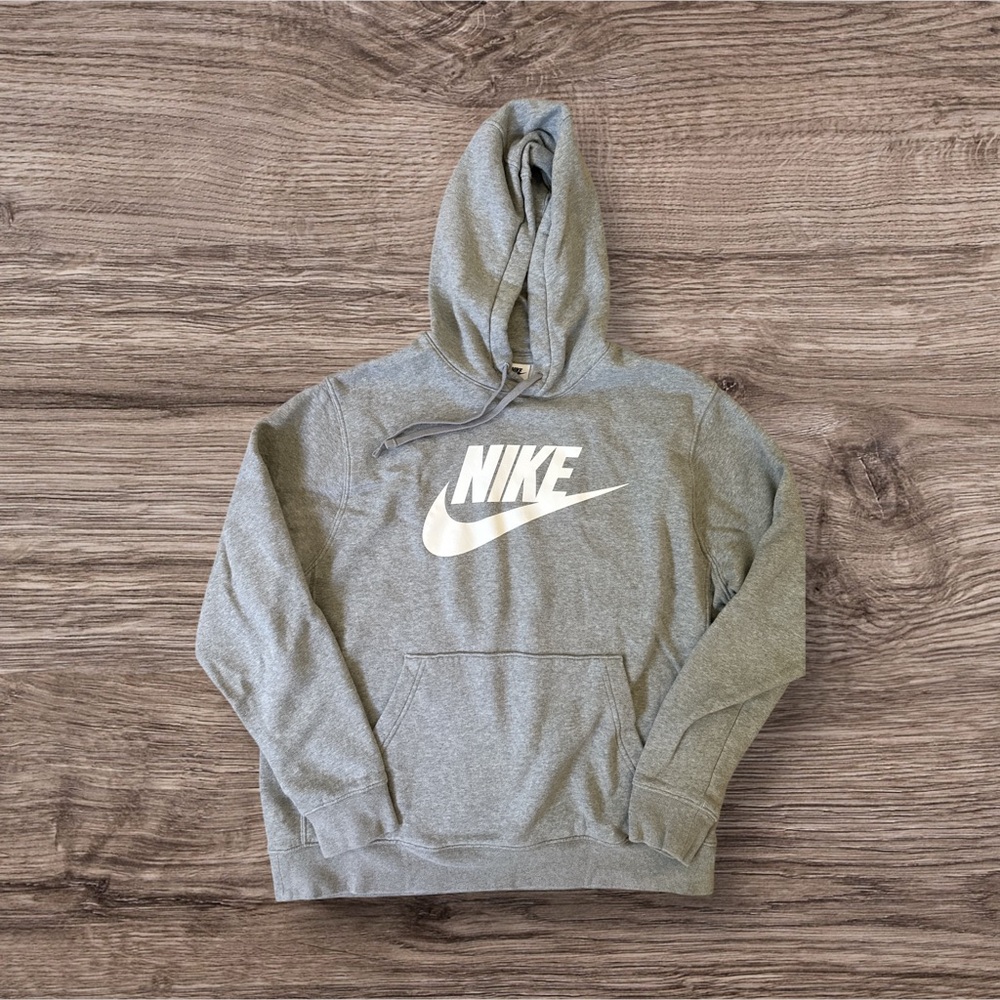 Nike Heather Gray Pullover Hoodie